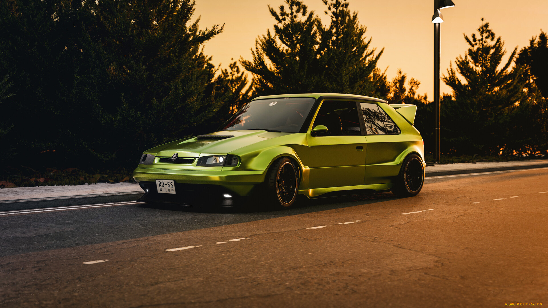 skoda felicia, , 3, skoda, felicia, 3-door, widebody, tuning, car, , 